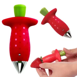 Strawberry Slicer Cutter Strawberry Corer Strawberry Huller Fruit Leaf Stem Remover Salad Cake Tools Kitchen Gadget Accessories - Image 6