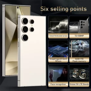 S25 Ultra 7.3HD Version mondiale originale téléphones mobiles 5G Smartphone double carte SIM Android 14 téléphone portable - Image 6