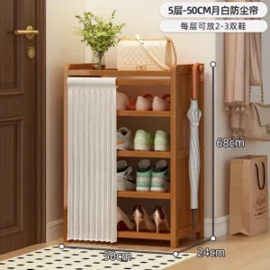 Household large-capacity dust-proof shoe rack multi-layer rental economical - Image 4