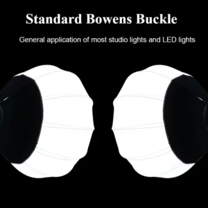 35CM Globe Lantern Softbox Bowens Mount Quick Ball Diffuser Ring Soft Light Modifier for Film-Making Video Shoot Flash - Image 4