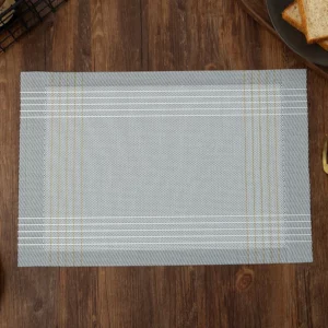 PVC Table Placemats Heat Insulation Waterproof Dining Table Mats Reusable Pads for Camping Hotel Banquet Home Kitchen Party - Image 4