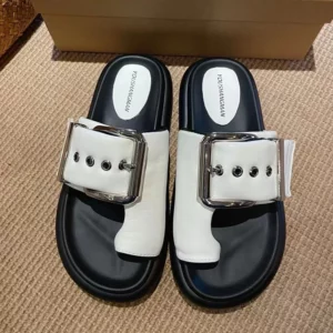 Designer Slippers Casual Flats Shoes Fashion Women's Sandals 2025 Summer Beach Flip Flops Cozy Slides Buckle Sandalias De Mujer - Image 3