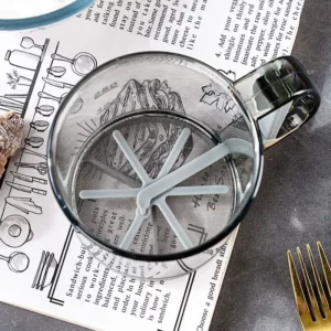 Plastic Flour Sifter for Baking, Powder Sugar Shaker with Hand Press Design, Fine Mesh Flour Sifter Sieve Kitchen Baking Tool - Image 5