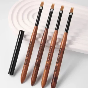 Gradient Nail Art Brush Acrylic Nail Ombre Pen DIY UV Gel Brushes Painting Drawing Flowers Nails Brush Manicure Tools for Salon - Image 2