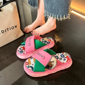 2024 Korea Style Fashion Beach Slippers Cross-strap Female Rome Sandal Platform Buckle Summer Shoes Woman Sandalias Footwear - Image 5