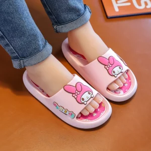 Sanrio Hello Kitty Summer Slippers Cute Kuromi Cinnamoroll Home Indoor Bathroom Anti-Slip Slippers Cartoon Outdoor Sandals Gifts - Image 3