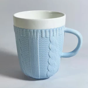 knitted ceramic woolen yarn mug cozy sweater mug cup - Image 6