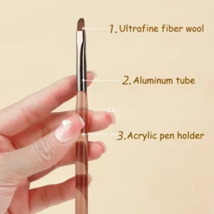 9PCS UV Gel Nail Brush Liner DIY Painting Pen Manicure Acrylic Drawing Brush for Nail Art Design Nails Tip Display Painting Tool - Image 5