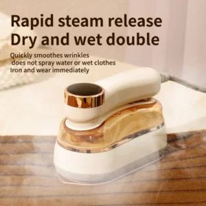 2025 New Handheld Steam Iron 1200W High Power Home Portable Three-speed Garment Steamer Touch Screen Rotary Electric Iron - Image 3