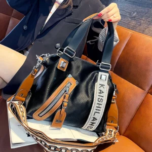 Large Capacity Tote Bag Top Handle Handbag Fashion Messenger Sac A Main Female Hobos Shoulder Shopper Luxury Bags - Image 2