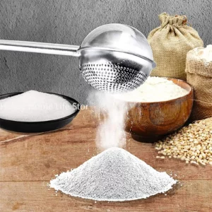 Powder Shaker Sugar Duster Flour Sugar Sieve For Powdered Sugar And Spices Cake Decorating Tool Baking Accessory - Image 2