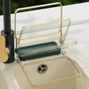 Sink Filter Rack Kitchen Foldable Sink Strainer Mesh Bag Stand Waste Garbage Net Shelf Anti-Clogging Disposable Garbage Mesh Bag - Image 3