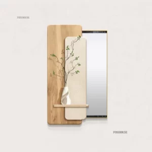 Modern Chinese Push and Pull Full-length Mirror Porch Decoration Painting Can Close The Shielding Mirrors Hidden Invisible - Image 5