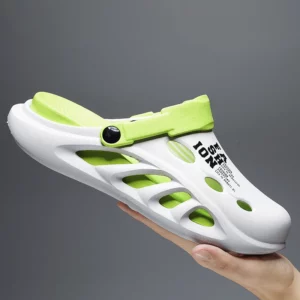 2024 New Men Outdoor Sandals Slippers Beach Comfortable Thick Soft Sole Clogs Men Casual Shoes Garden Shoes Mens Beach Sandals - Image 4
