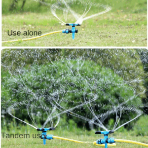 Garden Sprinkler 360° Rotation Irrigation Watering System Automatic Agriculture Lawn Farm Greenhouse Plant Watering Sprinkler - Image 2