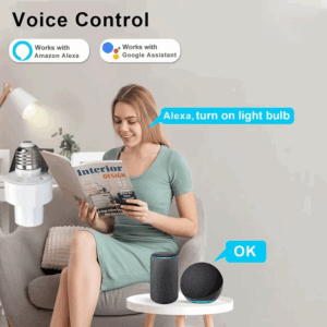 Tuya WiFi/Zigbee Smart Light Socket E27 Bulb Adapter Lamp Holder Base AC85-265V Smart Life App Control Support Alexa Google Home - Image 5