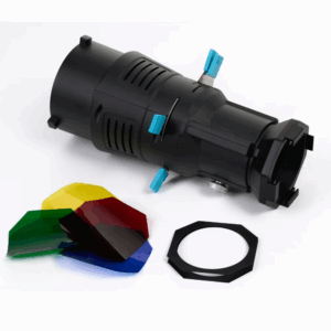 Focalize Conical Snoot Bowens Mount Photography Photo Condenser with Built-in Geometric Sheet Shapes Gobo Filter Gels - Image 7