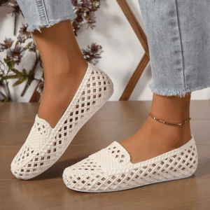 New Summer Style Mesh Breathable Outer Wear Fashionable Comfortable Wear-resistant Versatile Women's Flat Toe Sandals - Image 6