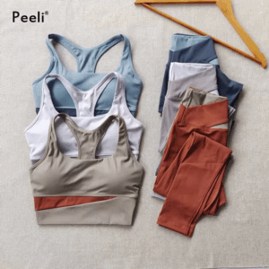Yoga Set Women Clothing Sport Suit Sexy Sports Bra High Waist Sport Leggings Athletic 2 Piece Gym Set Workout Outfits Sportswear - Image 2