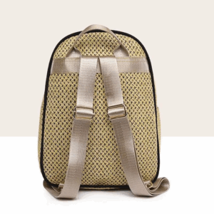 Hot Sale New Fashion Straw Weaving Backpack Women High Capacity Hand Woven Shoulder Bag Casual Light Travel Backpacks School Bag - Image 5