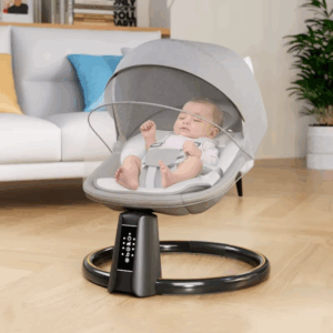 Baby electric rocking chair can be connected to Bluetooth to play music Rocking chair baby can lie on the comfort bed cradle bed - Image 7