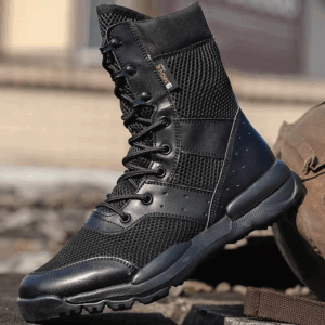 Summer Breathable Desert Hiking Boots Mens High Top Outdoor Climbing Mountaineering Army Shoes Lightweight Tactical Combat Boots - Image 6