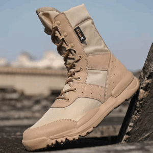 Summer Breathable Desert Hiking Boots Mens High Top Outdoor Climbing Mountaineering Army Shoes Lightweight Tactical Combat Boots - Image 5