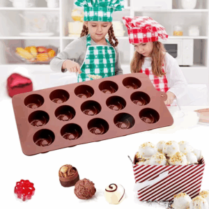4 Pack Chocolate Flower Molds Reusable Silicone Cake Chocolate Candy Fondant Mold Durable Rose Floral Mould for Baker Ice Butter - Image 6