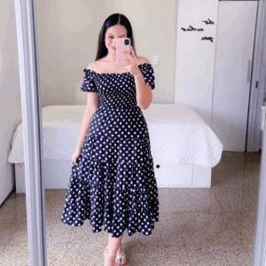 Dresses Summer Ladies Sexy Off Shoulder Flower Print Dress Elegant Short Sleeve Elastic Irregular Casual Dress Vestido De Mujer - Image 2