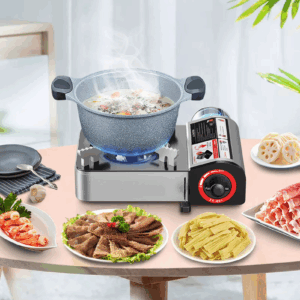 2900W Burner Portable Camping Stove With High Power Butane Camp Stove With Ignition Portable Windproof Outdoor BBQ Gas Stove - Image 5