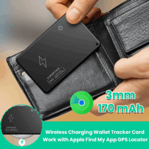 Wallet Tracker Card Wireless Charging Tracking Location Gps Locator Smart Tag For Iphone Apple Device Find My Airtag GPS Locator - Image 7