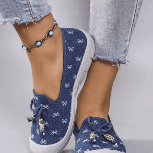 Spring New Women's Casual Sports Shoes Comfortable, Breathable, Lightweight, Wear resistant Lazy Shoes, Soft soled Flat Shoes - Image 3