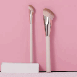 OVW Makeup Brushes Liquid Foundation Concealer Blending Blush Brush 2PCS Oblique Head Face Contour Professional Makeup Tool - Image 2