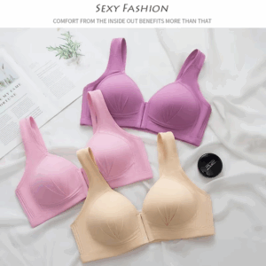 CXZD Full Support Bra Women Lingerie Wire Free Front Closure Bralette Breathable Bras Shockproof Underwear Lift Up Brassiere - Image 4