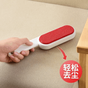 Self-cleaning Lint Sticking Roller 2 Sides Dedusting Brush Pet Hair Remover Brush Removing Dog Cat Hair from Sofa Carpet Clothes - Image 5