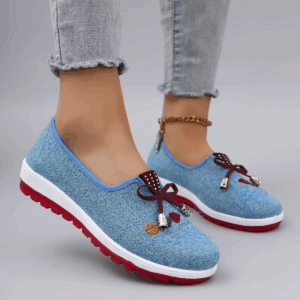 Spring New Women's Casual Sports Shoes Comfortable, Breathable, Lightweight, Wear Resistant Lazy Shoes, Soft Soled Flat Shoes - Image 4
