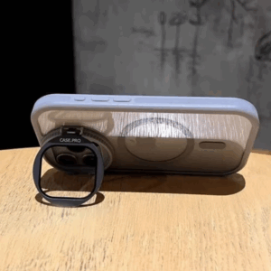 Camera Lens Protection Flip Bracket Stand For Magsafe Magnetic Case for iPhone 15 11 12 13 14 16 Pro Max Plus Transparent Cover - Image 5