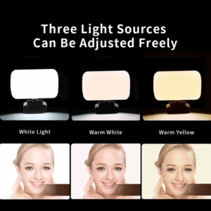 Video Conference 6500K Portable LED Video Light Cube Laptop Computer Webcam Light Zoom Call Lighting Clip for Live Streaming - Image 4