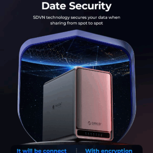 ORICO MetaCube Pro 5 Bay NAS Network Attached Storage Support Remote Share Data Intelligent Classification Automatic Backup - Image 3