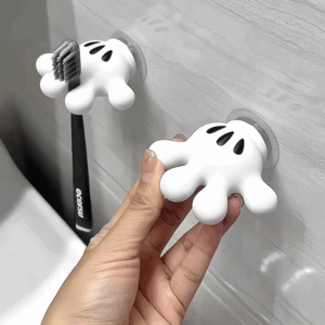 Toothbrush holder Mickey Palm cute bathroom towel suction cup multi-function hook traceless hook data cable winder - Image 7