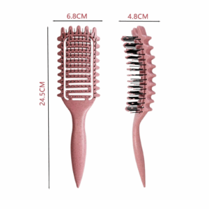 Curly Hair Brush Hollow out Curl Define Styling Brush Beard Comb Styling Detangling Brush Multi-purpose Home Styling Tools - Image 6