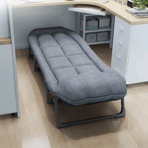 Folding Bed Single Gray Sofa Bed Office Nap Bed Simple And Portable Office Folding Bed Sturdy And Easy To Store Folding Bed - Image 6