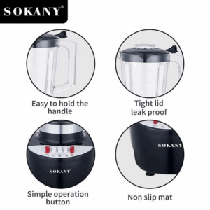1.5L Electric Portable Kitchen Blender Mixer Machine Mini Bean Coffee Grinder Juicer Cup Food Processors 220V Juice Chopper 착즙기 - Image 4