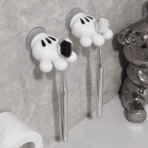Toothbrush holder Mickey Palm cute bathroom towel suction cup multi-function hook traceless hook data cable winder - Image 6