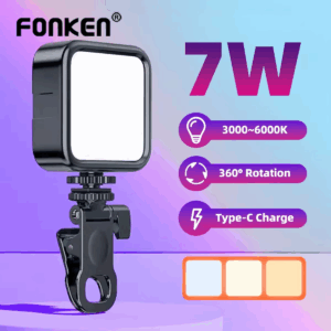 Portable LED Selfie Light for iPhone Samsung iPad Mobile Phone Laptop Clip Ring Flash Fill Light Photo Video Photography Lamp - Image 7