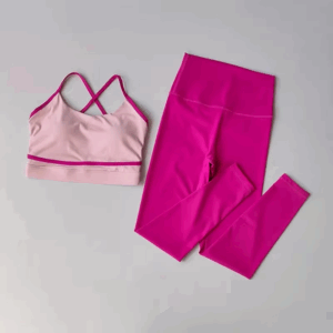 Women's Yoga Set Workout Set 2 Piece High Waist Yoga Leggings Sports Bra Gym Suit Activewear Sports Fitness Set Sports Suit - Image 5