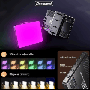 Desiontal M15 Smartphone Selfie Light 72 Beams1500mAh Rechargeable Cell Phone Fill Light Brightness Portable Clip on Light - Image 3