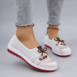 Spring New Women's Casual Sports Shoes Comfortable, Breathable, Lightweight, Wear Resistant Lazy Shoes, Soft Soled Flat Shoes - Image 7