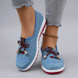 Spring New Women's Casual Sports Shoes Comfortable, Breathable, Lightweight, Wear Resistant Lazy Shoes, Soft Soled Flat Shoes - Image 2