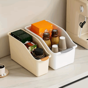 1pc Curved Plastic Storage Box Multi-Functional Home Organizer for Cleaning Products Household Storage Baskets Containers - Image 6